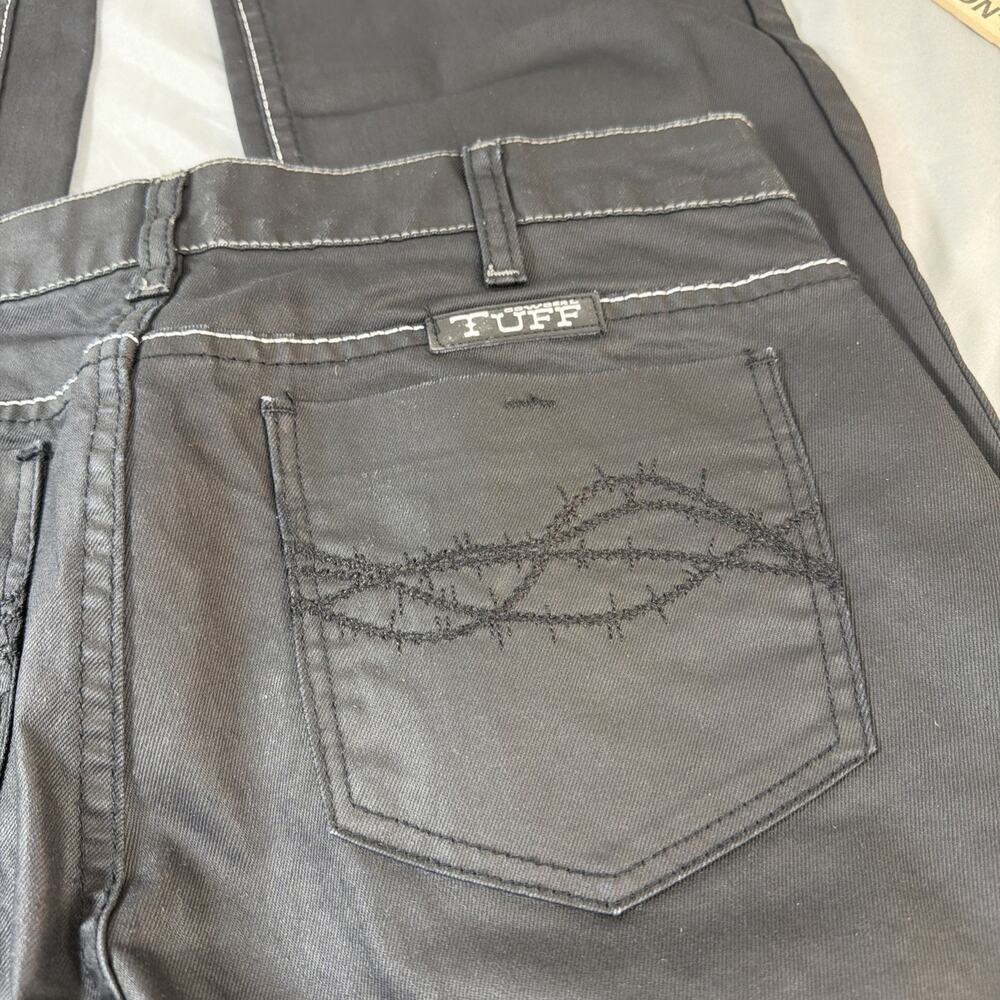 Cowgirl Tuff Jeans Blackout Black Women's size 30/35 - Picture 8 of 8